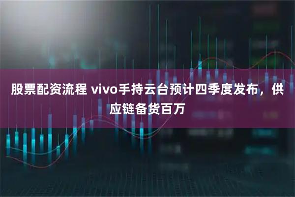 股票配资流程 vivo手持云台预计四季度发布，供应链备货百万